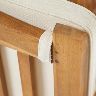 Carolina 6pc Acacia Wood Chat Set - Christopher Knight Home - Image 2