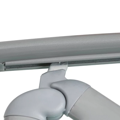 3pc Outdoor Aluminum Folding Adjustable Chaise Lounge Chair And Table Set Blue - Crestlive Products - Image 6