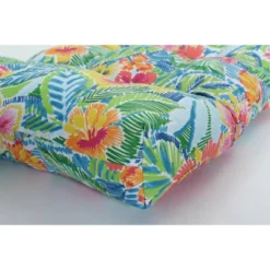 60" X 18" Outdoor/Indoor Blown Bench Cushion Pensacola - Pillow Perfect