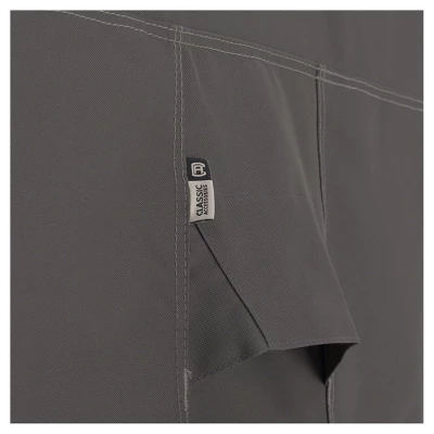 70" Ravenna Round Patio Table And Chair Dark Taupe Cover - Classic Accessories - Image 3