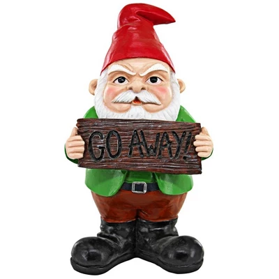 Design Toscano Mr. Bad Attitude Unwelcoming Garden Gnome Statue