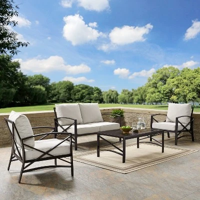4pc Kaplan Outdoor Seating Set - Crosley - Image 4