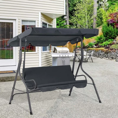 Aoodor 3 Seater Patio Porch Swing With Canopy - Image 5