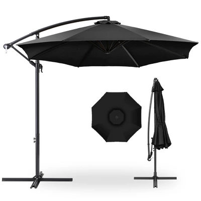 Best Choice Products 10ft Offset Hanging Outdoor Market Patio Umbrella W/ Easy Tilt Adjustment - Image 9