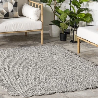 NuLOOM Idina Casual Scalloped Indoor/Outdoor Area Rug - Image 8