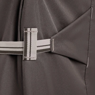 Classic Accessories Ravenna Water-Resistant BBQ Grill Cover For Island With Left And Right Grill Head, Dark Taupe - Image 10