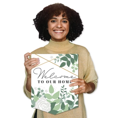 Big Dot Of Happiness Boho Botanical - Outdoor Home Decorations - Double-Sided Greenery Party Garden Flag - 12 X 15.25 Inches - Image 7