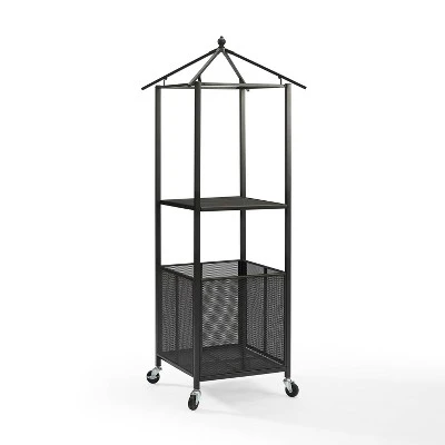 34gal Grady Steel Deck Box Gray/Matte Black - Crosley - Image 8