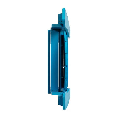 Merrick Lane Set Of Two Folding Adirondack Patio Chairs With Matching Outdoor Side Table - Image 14