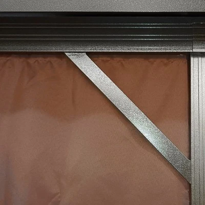 Outsunny 10x10 Hardtop Gazebo With Aluminum Frame, Permanent Metal - Image 5