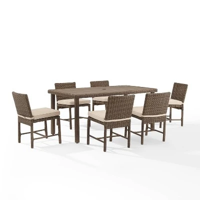 7pc Bradenton Outdoor Steel Dining Set - Crosley - Image 11