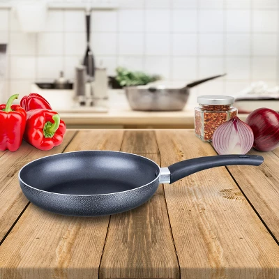 Brentwood 11in Frying Pan Aluminum Non-Stick In Gray