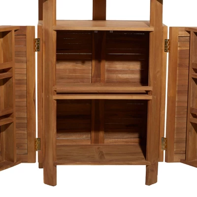 Patio Bar Table Teak - Olivia & May - Image 19