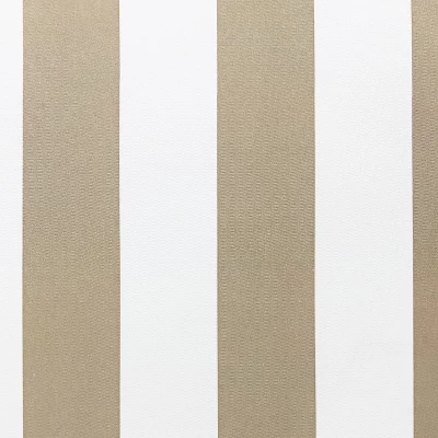 Commonwealth Seascapes Stripes Light Filtering Satiny Look Provide Privacy Grommet Outdoor Panel Pair Linen - Image 3