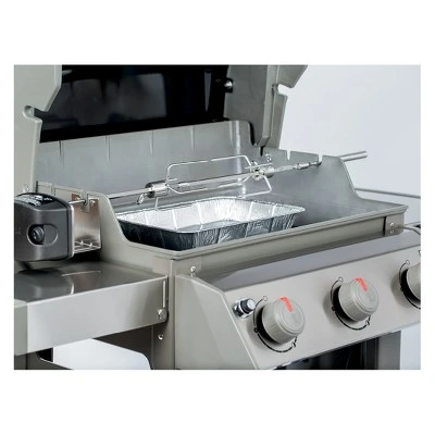 Weber Stainless Steel Spirit 2 And 3 Burner Rotisserie - Image 2