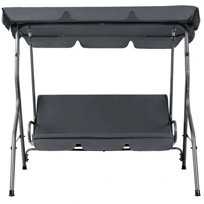 Aoodor 3 Seater Patio Porch Swing With Canopy - Image 6