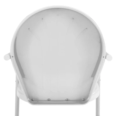 Griffith 3pc Outdoor Bistro Set With Table & 2 Chairs - White - Crosley - Image 7