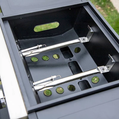 Captiva Designs E02GR010 2-Burner Propane Gas Flat Top Grill And Griddle - Black - Image 8