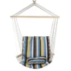 Northlight 37" Brown And Yellow Striped Outdoor Hammock Chair With Pillow