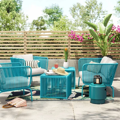 Fisher Patio Loveseat - Blue-Green - Project 62™