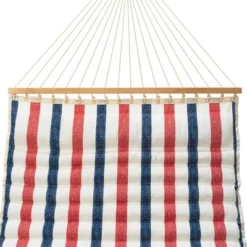 11.5' Pillowtop Outdoor Fabric Hammock Twill Stripe Red/Blue/White - Threshold™