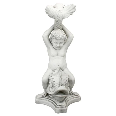 Design Toscano Boy On Dolphin Classical Garden Statue
