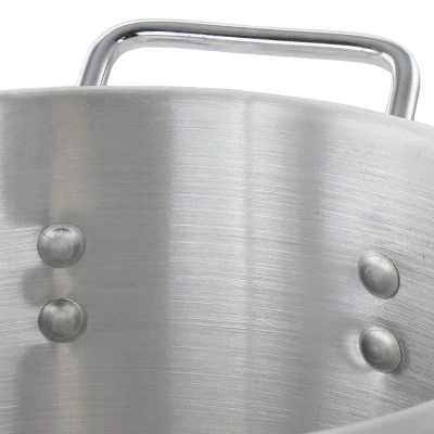 Gibson Home Breton 3 Piece Aluminum Stockpot With Steamer And Lid - Image 3