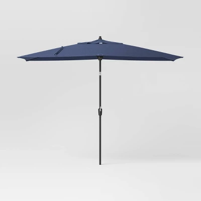 10'x6' Rectangular Market Patio Umbrella - Black Pole - Threshold™ - Image 10