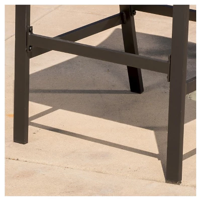 Riga Set Of 2 Bar Stool - Brown - Christopher Knight Home - Image 2