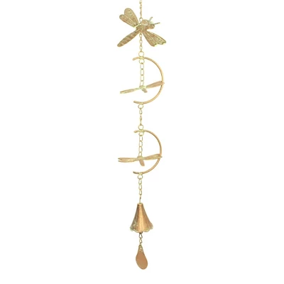 Home & Garden Insect Wind Chime With Bell - One Wind Chime 27.0 Inches - Yard Decor - - Metal - Brown - Image 2