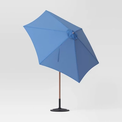 9'x9' Market Patio Umbrella - Light Wood Pole - Threshold™ - Image 2