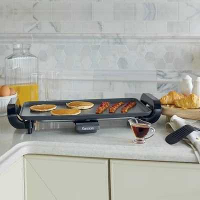 Kenmore Non-Stick Electric Griddle With Removable Drip Tray, 10"x18" - Image 3