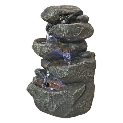 Design Toscano Anchor Falls Cascading Garden Fountain - Multicolored - Image 3