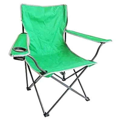Four Seasons Courtyard OC500S-V Self Enclosing Lightweight Quad Chair With Cupholder For Camping, Sporting Events, And Tailgating, Blue (6 Pack) - Image 2