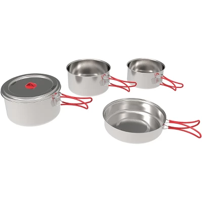 Coghlan's Stainless Steel Outdoor Camping Cooking Set - Image 2