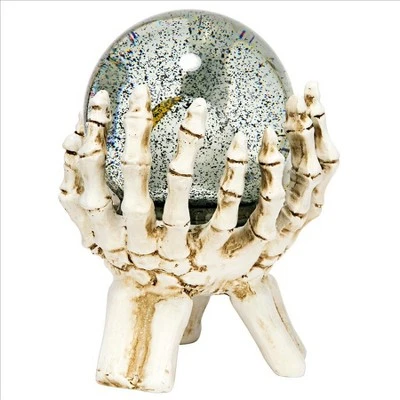 Design Toscano All-Seeing Eye Of The Skeleton Water Globe Statue - Image 3
