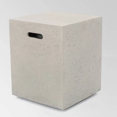 Oana 10pc Acacia Wood U-Shaped Sectional Sofa With Fire Pit Set - Teak/Beige - Christopher Knight Home - Image 6