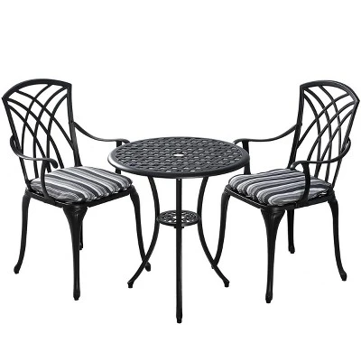 Kinger Home Ekta 3-Piece Patio Bistro Set - Image 8