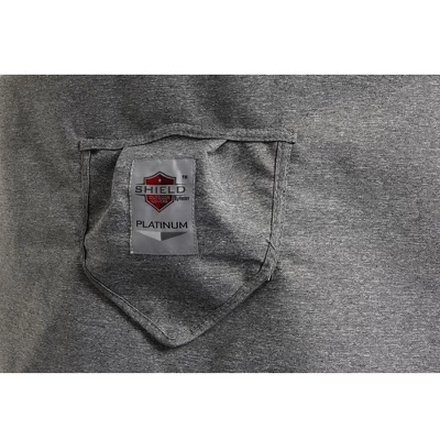 Platinum 3-Layer Outdoor Table Cover 16"/22" X 31.5" X 24.5" Gray Melange By Shield - Image 3