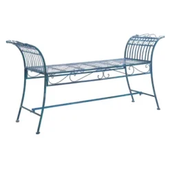 Hadley Bench - Antique Blue - Safavieh