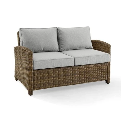 Bradenton Outdoor Wicker Loveseat - Crosley - Image 11