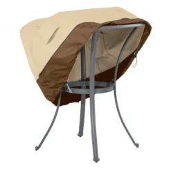 Classic Accessories Veranda Water-Resistant Tan 36" Round Patio Table Cover
