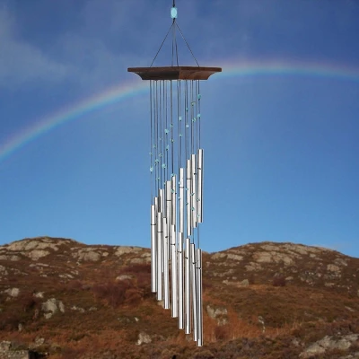 Woodstock Wind Chimes Signature Collection, Woodstock Mystic Spiral, 22'' Wind Chime