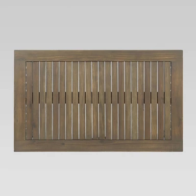 Casa Acacia Wood Coffee Table - Gray - Christopher Knight Home - Image 3