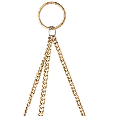 Wind & Weather Beaded Antiqued Bronze-Colored Poinsettia Blossom Wind Chime - Image 5