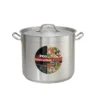 Winco Stock Pot With Cover, Stainless Steel