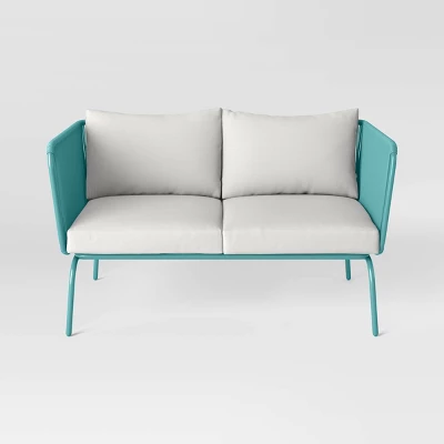 Fisher Patio Loveseat - Blue-Green - Project 62™ - Image 2