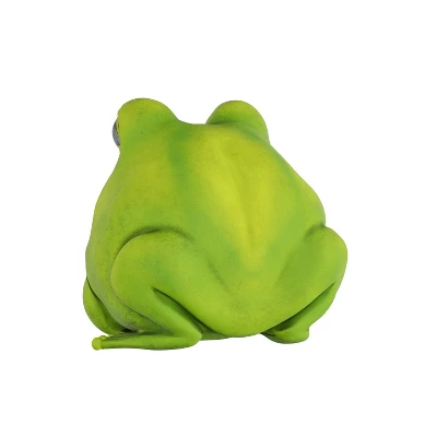 Nature Spring Resin Frog Statue For Backyards And Gardens - Bright Green - Image 2