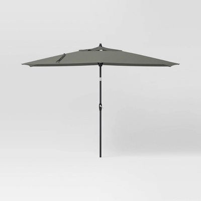 10'x6' Rectangular Market Patio Umbrella - Black Pole - Threshold™ - Image 7