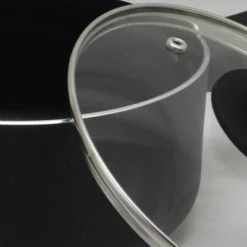 Oster® Oster Ashford 2 Quart Aluminum Nonstick Sauce Pan With Tempered Glass Lid In Black